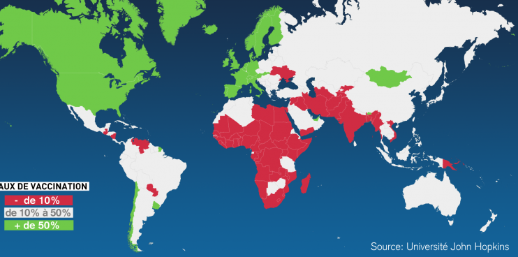 Covid-19: l'Afrique doit multiplier par six le taux de vaccination, selon l'OMS